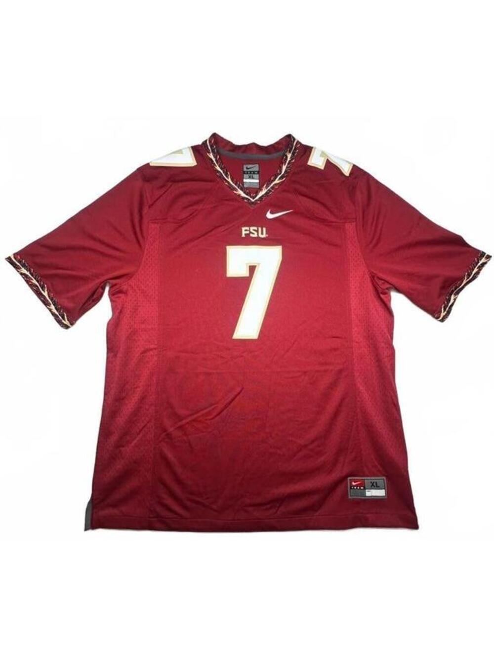 NWT Nike Florida State Seminoles #7 Football Jersey Garnet FSU Men’s Size XL